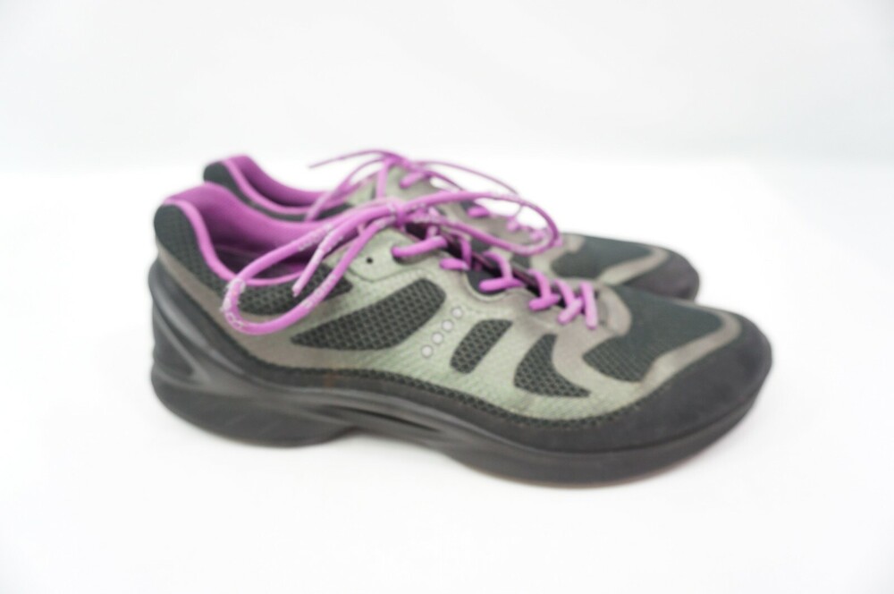 Ecco Biom Used Women 42/11 Running Shoes Fuel Racer Storm Performance Mint/Grey